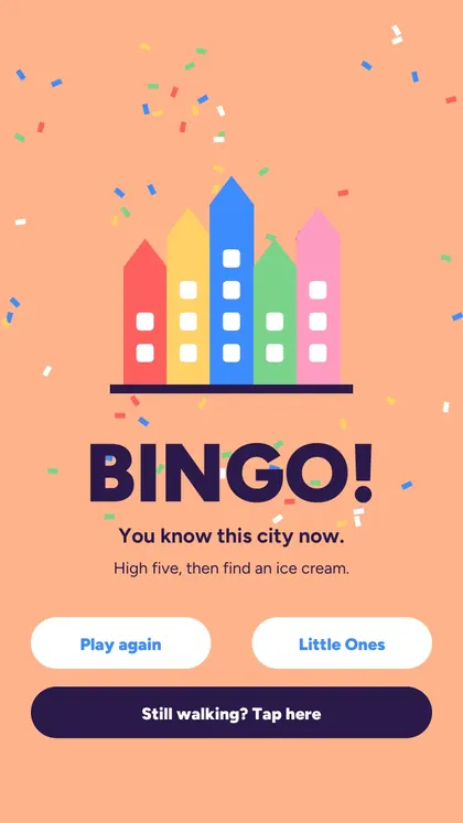 City Walk Bingo: real screen 3 from the PDF