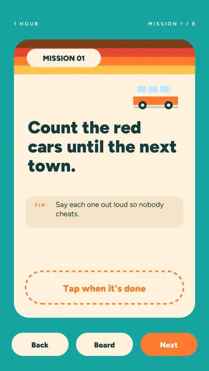 Road Trip Mode: real screen 2 from the PDF