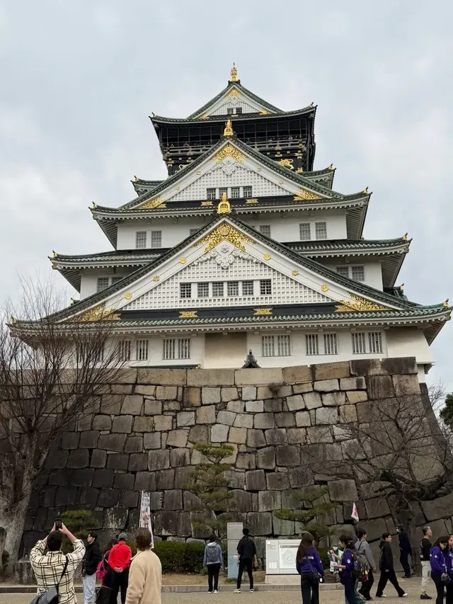 Osaka Castle main keep, our photo